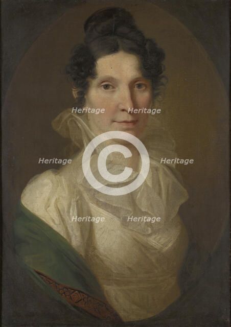 Portrait of Katarzyna Mezynska née Dzialynska, 1815. Creator: Jozef Peszka.
