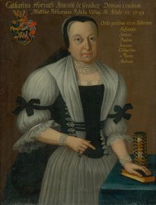 Portrait of Katarína Horvath-Stancic, aged fifty-five, 1749. Creator: Ján Gottlieb Kramer