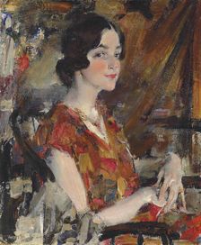 Portrait of Kate, 1926. Creator: Feshin (Fechin), Nicolai Ivanovich (1881-1955)
