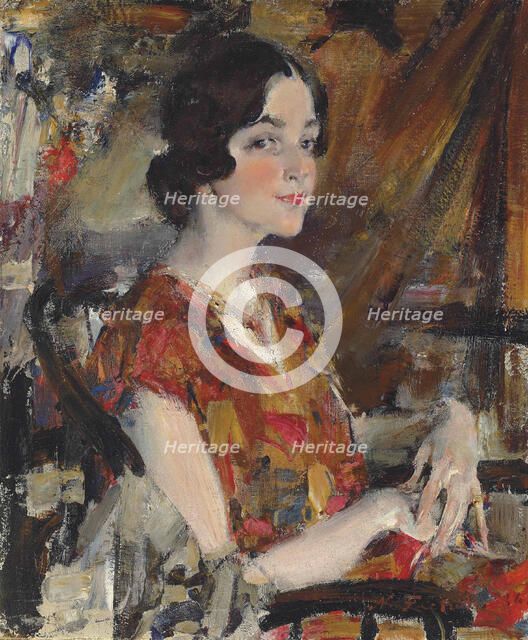 Portrait of Kate, 1926. Creator: Feshin (Fechin), Nicolai Ivanovich (1881-1955).