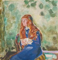 Portrait of Käte Perls, 1913. Creator: Edvard Munch