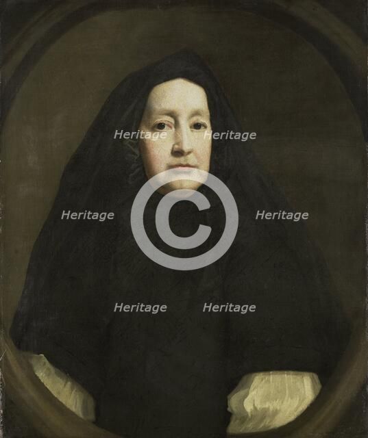 Portrait of Katharine Elliot (died 1688), Dresser of Duchess Anne of York and First Woman of the Bed Creator: Unknown.
