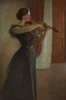 Portrait of Kathleen Cowan, 1900. Creator: Alexander (White Alexander), John (1856-1915)