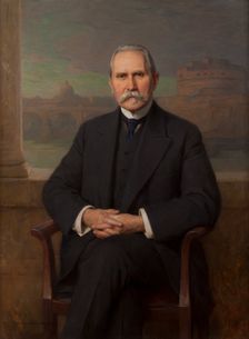 Portrait of Kazimierz Chledowski, 1917. Creator: Zygmunt Ajdukiewicz