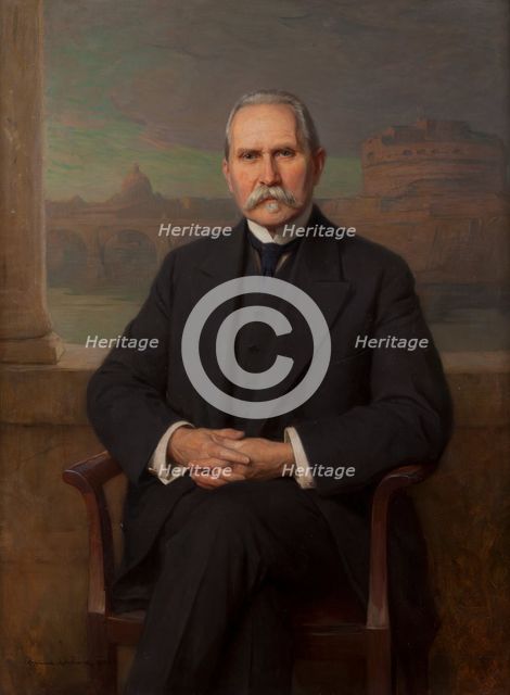 Portrait of Kazimierz Chledowski, 1917. Creator: Zygmunt Ajdukiewicz.