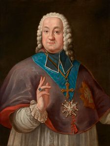 Portrait of Kajetan Ignacy Soltyk (1715-1788), Bishop of Krakow Creator: Unknown