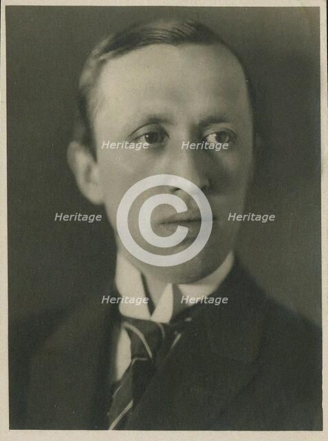 Portrait of Karel Capek (1890-1938), 1930. Creator: Photo studio Vanek, Prague  .
