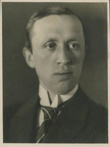 Portrait of Karel Capek (1890-1938), 1930. Creator: Photo studio Vanek, Prague