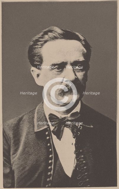 Portrait of Karel Sabina (1813-1877) . Creator: Anonymous.