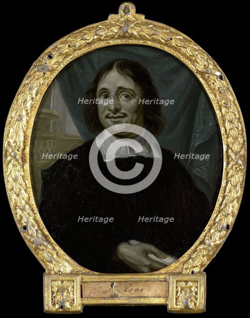 Portrait of Karel Verloove, Poet in Amsterdam, 1700-1732. Creator: Arnoud van Halen.