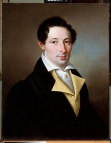 Portrait of Karol Kollarzowski, 1835. Creator: Martin Jablonski