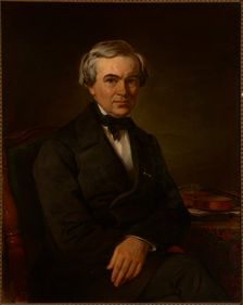 Portrait of Karol Lipinski, 1856. Creator: Alojzy Reichan