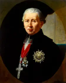 Portrait of Karl Theodor von Dalberg (1744-1817), 1811. Creator: Lefévre, Robert (1756-1830)