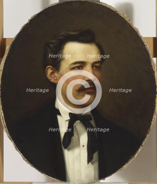 Portrait of Karl Emanuel Jansson, 1879. Creator: August Fredrik Ahlstedt.