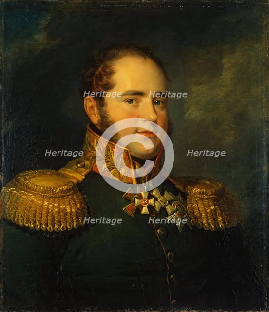 Portrait of Karl F. Baggowut (1761-1812), 1822. Creator: Workshop of George Dawe.
