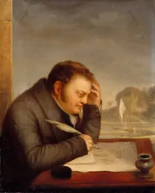 Portrait of Karl Friedrich von Rumohr (1785-1843), 1823-1827. Creator: Nerly, Friedrich (1807-1878)