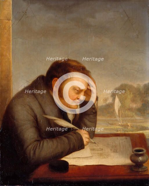 Portrait of Karl Friedrich von Rumohr (1785-1843), 1823-1827. Creator: Nerly, Friedrich (1807-1878).