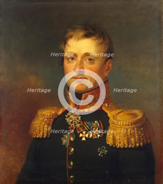 Portrait of Karl G. Stahl (1777-1853), 1822. Creators: George Dawe, Workshop of George Dawe.