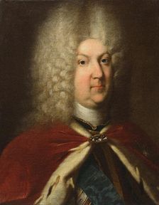 Portrait of Karl Leopold, Duke of Mecklenburg-Schwerin (1678-1747), 18th century. Creator: Anonymous