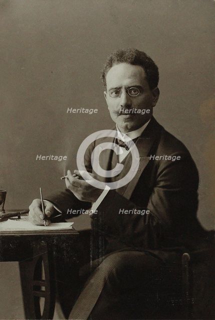 Portrait of Karl Liebknecht (1871-1919) , 1910. Creator: Anonymous.