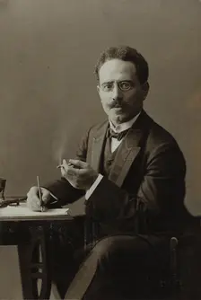 Portrait of Karl Liebknecht (1871-1919) , 1910. Creator: Anonymous