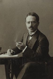 Portrait of Karl Liebknecht (1871-1919) , 1910. Creator: Anonymous