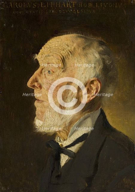 Portrait of Karl Liphart, 1895. Creator: Ernst von Liphart.