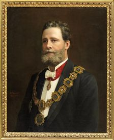Portrait of Karl Lueger (1844-1910), Mayor of Vienna, 1902. Creator: Mayerhofer, Adolf (1857-1932)