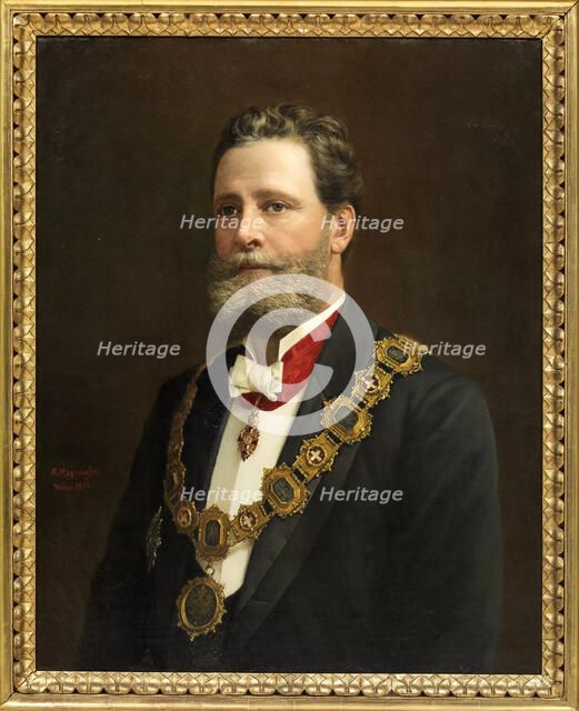 Portrait of Karl Lueger (1844-1910), Mayor of Vienna, 1902. Creator: Mayerhofer, Adolf (1857-1932).