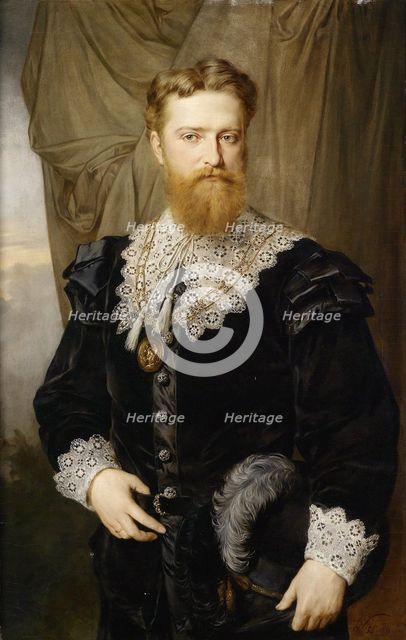 Portrait Of Karl Lueger (1844-1910) In Historical Costume, 1876. Artist: Nigg, Hermann (1849-1928)