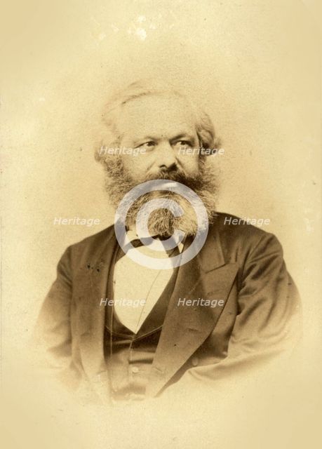 Portrait of Karl Marx (1818-1883), 1867.