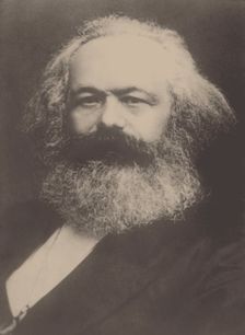 Portrait of Karl Marx (1818-1883)