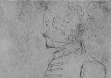 Portrait of Karl Marx (1818-1883) as a student in Bonn, ca 1836