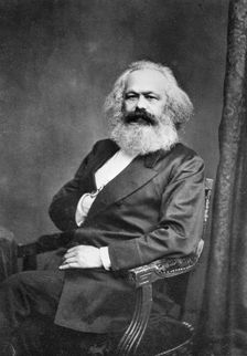 Portrait of Karl Marx (1818-1883), before 1875