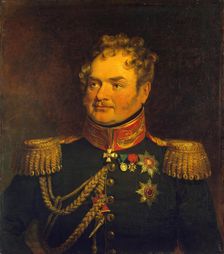 Portrait of Karl O. (Charles de) Lambert (1772-1843), 1822. Creator: Workshop of George Dawe