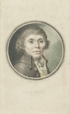 Portrait of Karl Philipp Moritz (1756-1793) , 1795. Creator: Sintzenich, Heinrich (1752-1812)