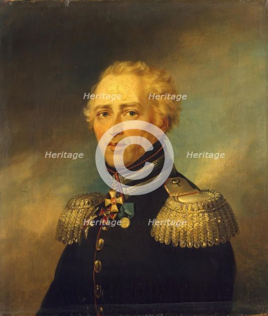 Portrait of Khristian I. Trouzson (1742-1813), 1823. Creator: Workshop of George Dawe.