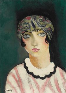 Portrait of Kiki de Montparnasse, 1924. Creator: Kisling, Moïse (1891-1953)