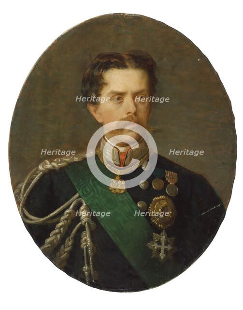 Portrait of King Umberto I of Italy (1844-1900). Creator: Bacchetti, Paolo, (Workshop) (1848-1886).