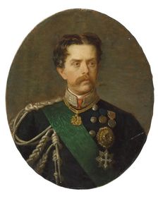 Portrait of King Umberto I of Italy (1844-1900). Creator: Bacchetti, Paolo, (Workshop) (1848-1886)