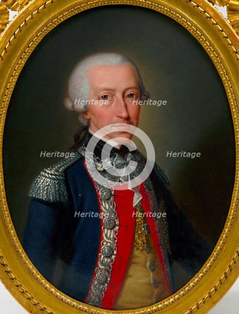 Portrait of King Victor Amadeus III of Sardinia (1726-1796), 1791. Creator: Panealbo, Giovanni (1742-1815).