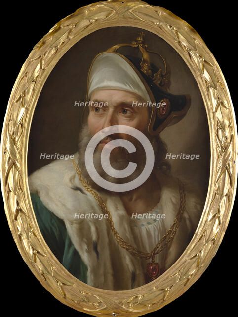 Portrait of King Wenceslaus II of Bohemia (1271-1305), 1768-1771. Creator: Bacciarelli, Marcello (1731-1818).