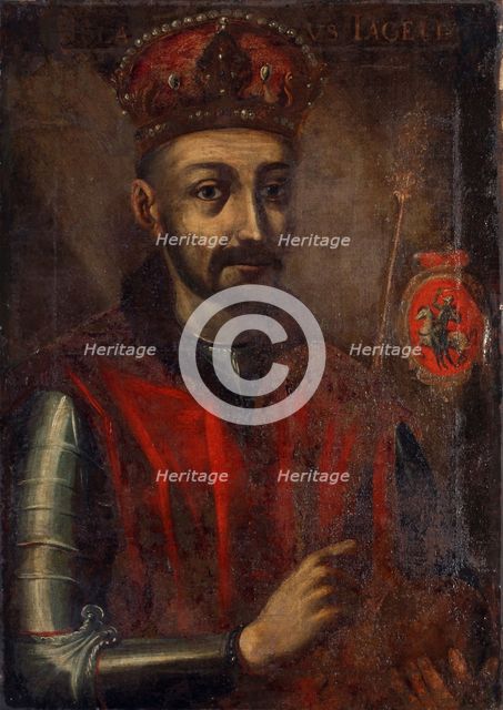 Portrait of King Wladyslaw II. Jagiello, Mid of 17th century. Artist: Anonymous  