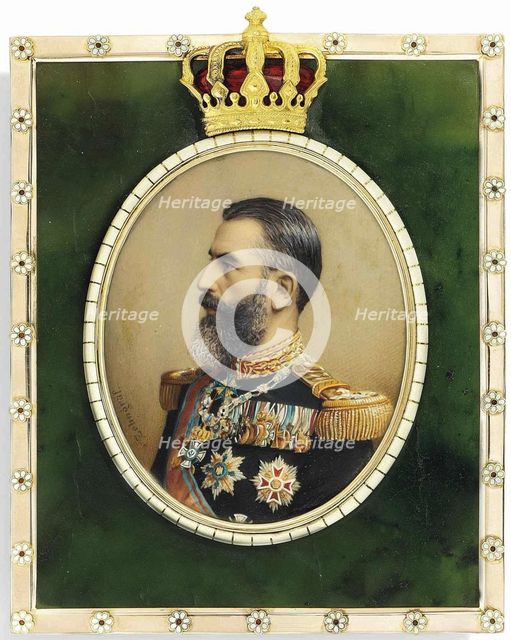 Portrait of King Carol I of Romania (1839-1914), .