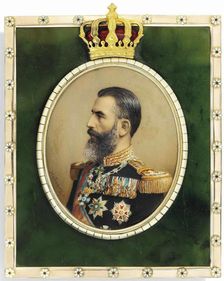 Portrait of King Carol I of Romania (1839-1914)