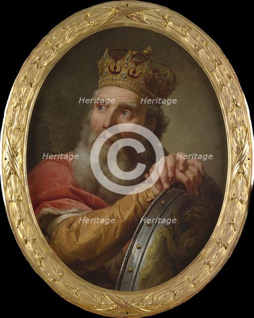 Portrait of King Casimir III the Great (1310-1370), 1768-1771. Creator: Bacciarelli, Marcello (1731-1818).