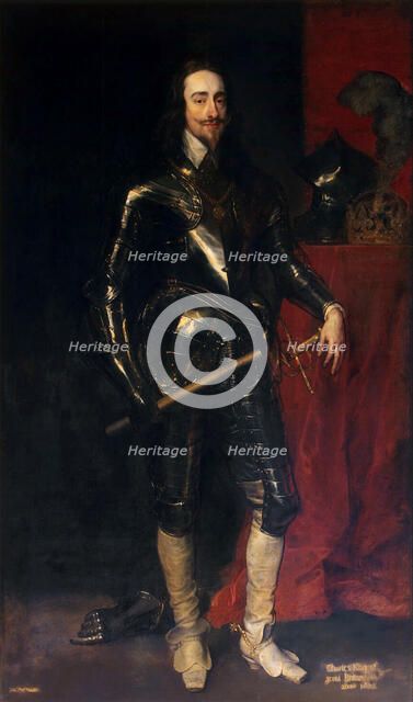Portrait of King Charles I of England, Scotland and Ireland (1600-1649), 1638.  Artist: Anthony van Dyck