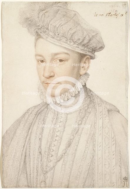 Portrait of King Charles IX of France (1550-1574).