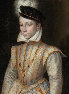Portrait of King Charles IX of France (1550-1574), c. 1560. Creator: Anonymous