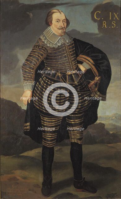 Portrait of King Charles IX of Sweden (1550-1611).